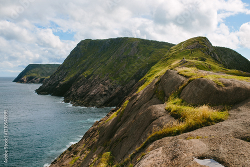 Majestic cliffs and ocean view at Signal Hill, Middle Cove photo