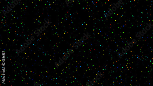 Colorful Glitter Sparkle black Background