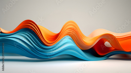 Vibrant 3D Wavey Flow with Barometric