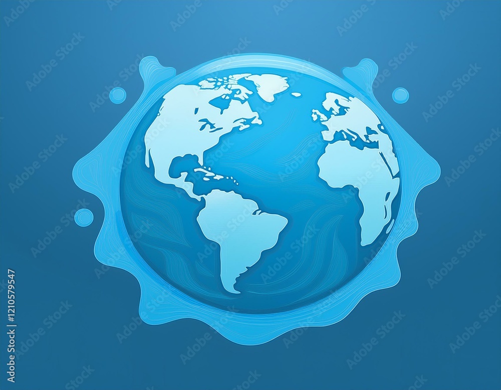 Fototapeta premium Día internacional del Agua