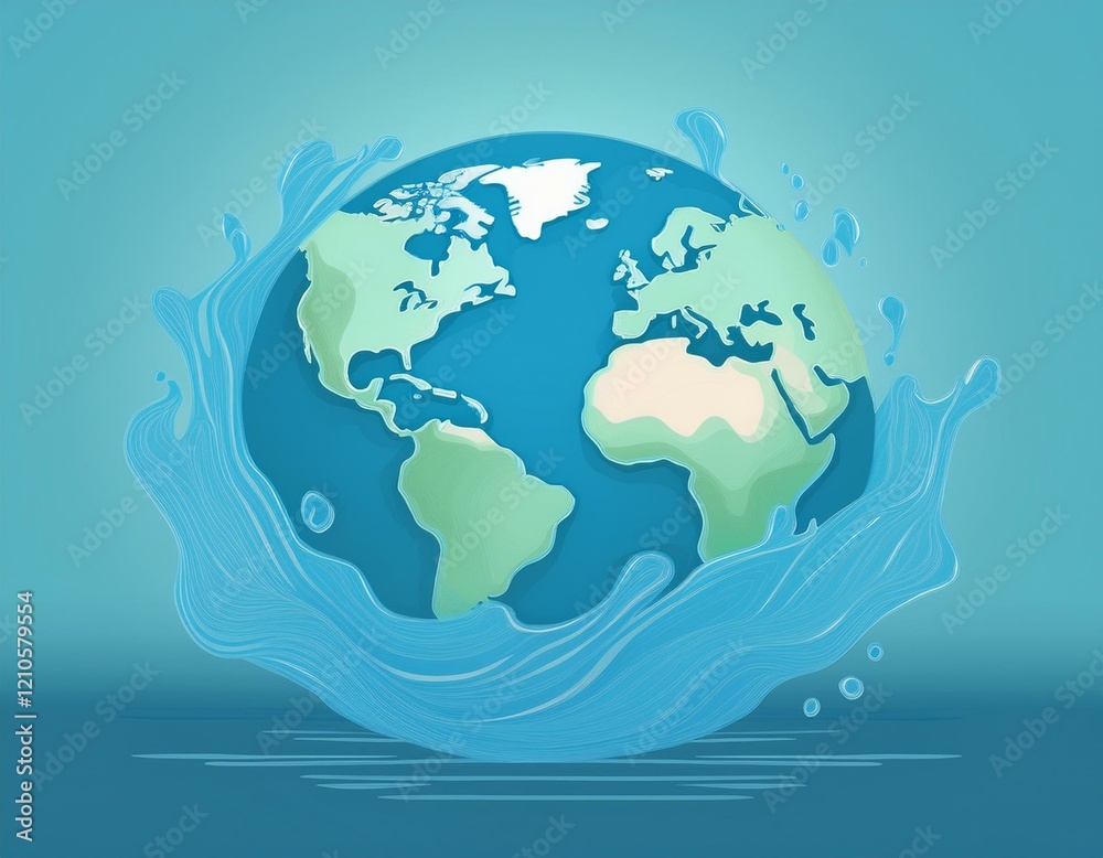Fototapeta premium Día internacional del Agua