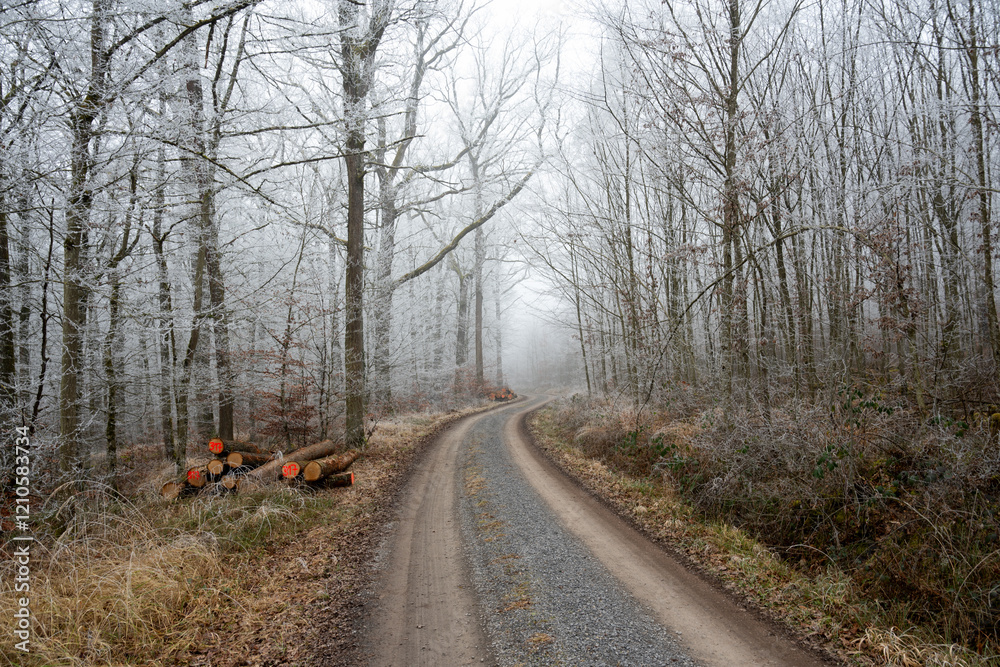 Fototapeta premium road in the woods
