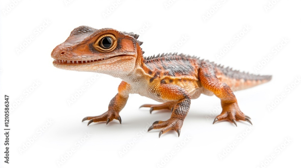 Naklejka premium Coelophysis Dinosaur Model. Generative AI