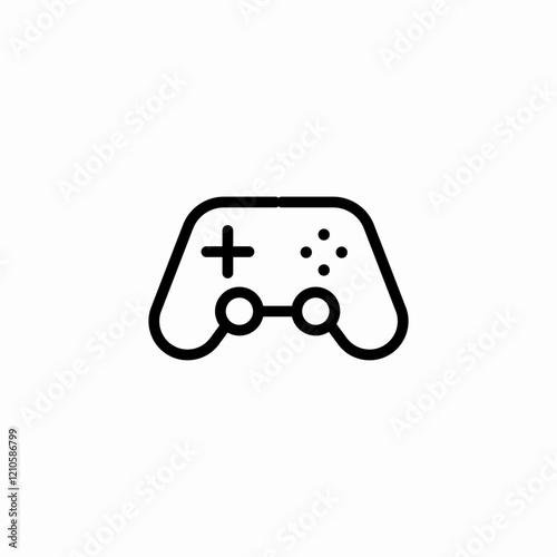 controller console icon sign vector