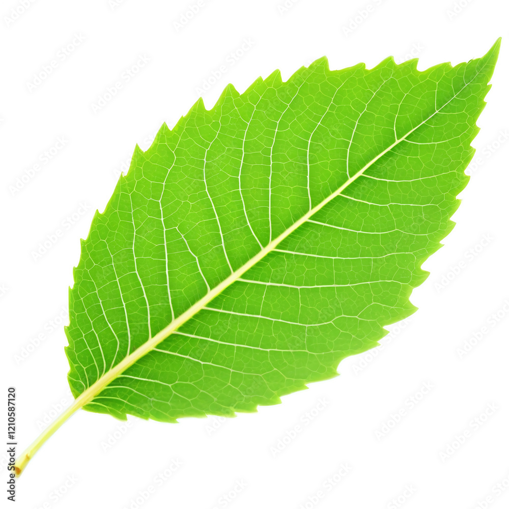 Obraz premium Green Leaf isolated on transparent background