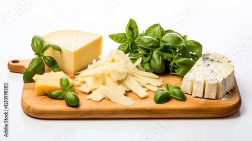 Cheese and Basil Display photo