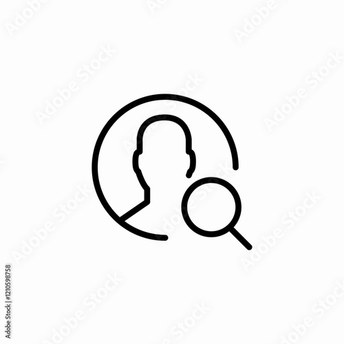 contact search icon sign vector