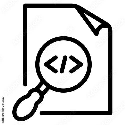 Code outline icon