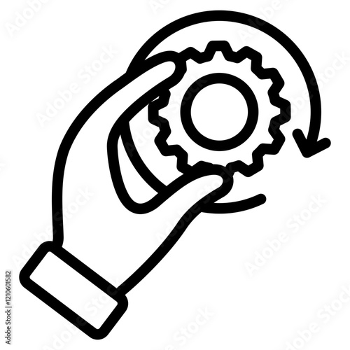 Operate outline icon