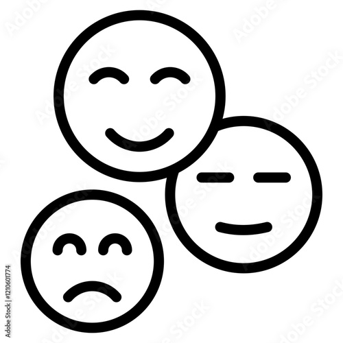 Satisfaction outline icon