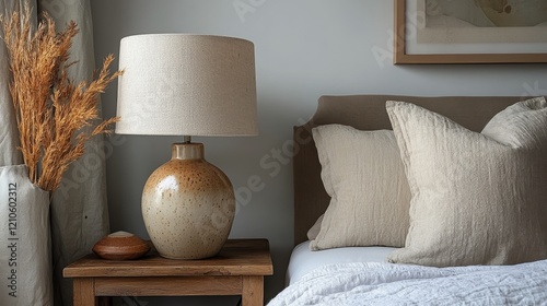 Cozy bedroom with neutral decor and natural light enhances relaxation atmosphere
