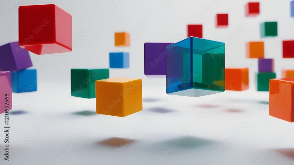 Obraz premium Colourful blocks