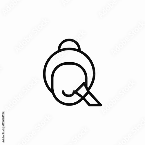 cosmetics application icon sign vector
