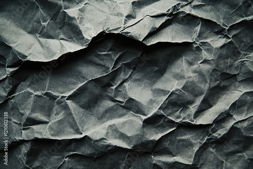 Wallpaper Mural Dark Gray Crumpled Paper Texture Background Torontodigital.ca