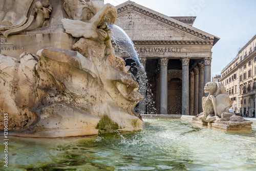 piazza della rotonda rome photo
