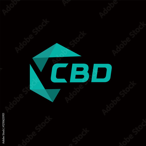 CBD creative minimalist letter logo. CBD unique vector initials alphabet letter logo design