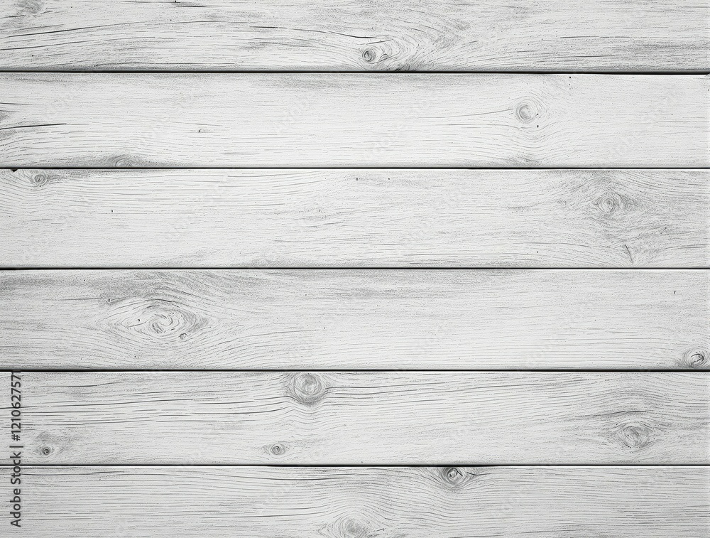Naklejka premium Aged weathered wooden planks with distressed whitewash finish, worn, patina
