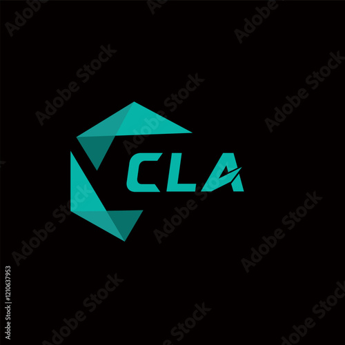 CLA creative minimalist letter logo. CLA unique vector initials alphabet letter logo design