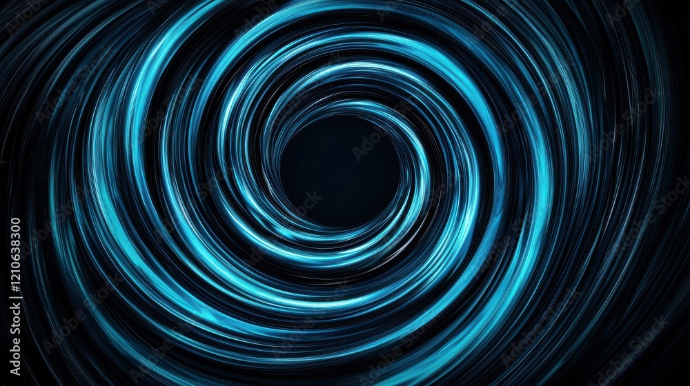 A mesmerizing digital swirl of blue light, creating a hypnotic vortex effect against a dark background, evoking depth and motion. A mesmerizing digital swirl of blue light, creating a hypnotic vortex effect against a dark background, evoking depth and motion.
