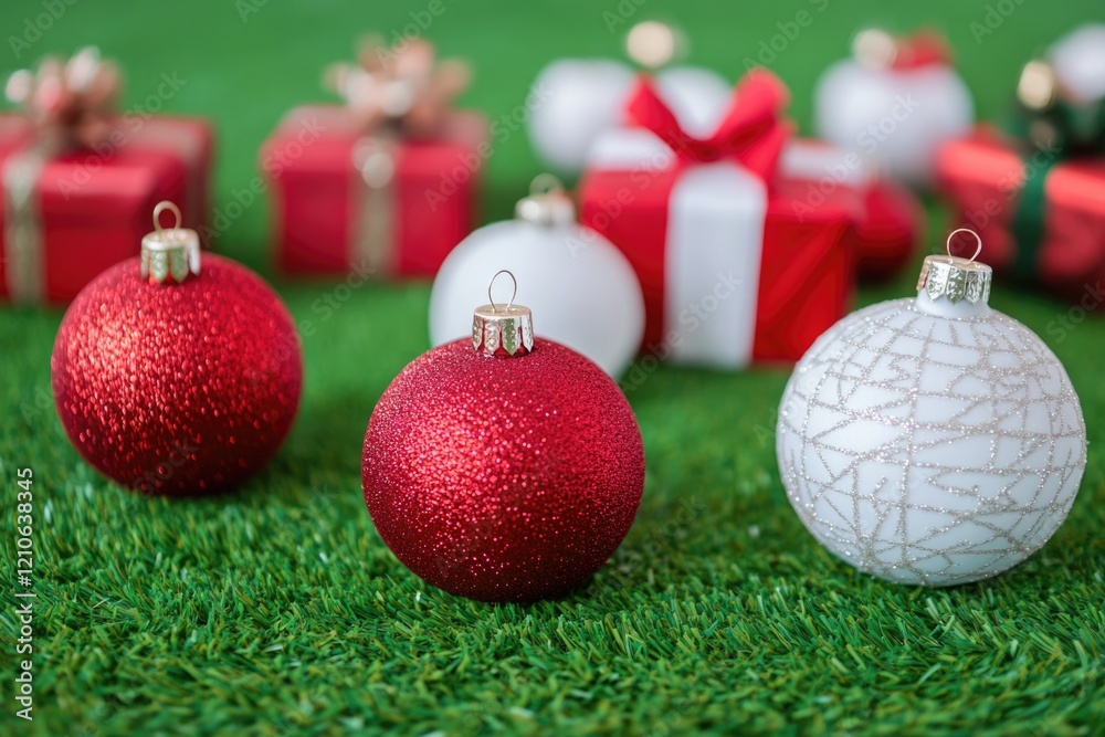 A collection of festive decorations A collection of festive decorations