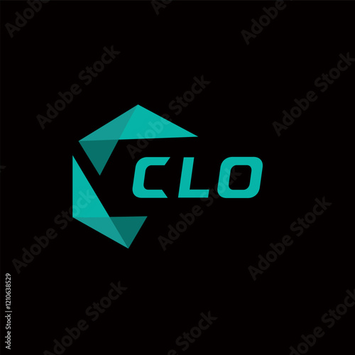 CLO creative minimalist letter logo. CLO unique vector initials alphabet letter logo design