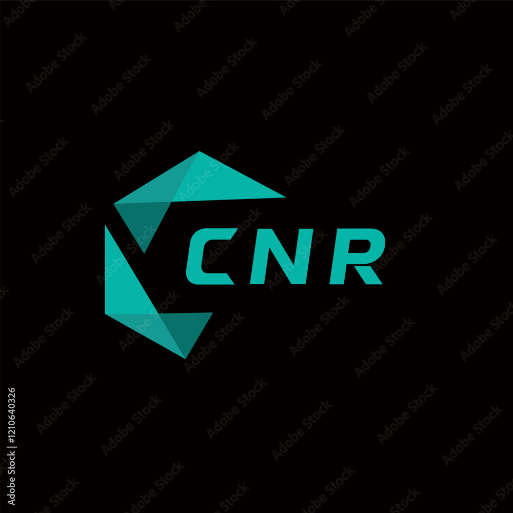 CNR creative minimalist letter logo. CNR unique vector initials alphabet letter logo design CNR creative minimalist letter logo. CNR unique vector initials alphabet letter logo design