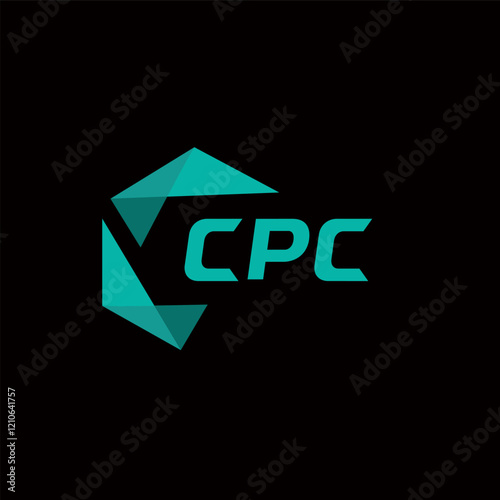 CPC creative minimalist letter logo. CPC unique vector initials alphabet letter logo design