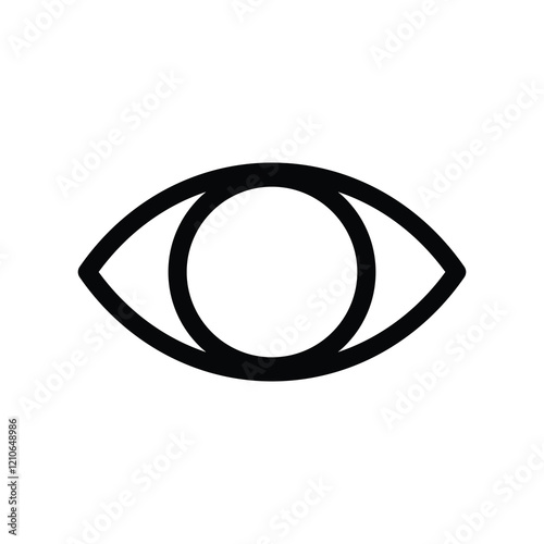 eye icon vector illustration