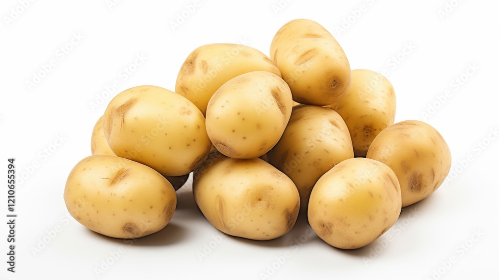 Pile of Yellow Potatoes