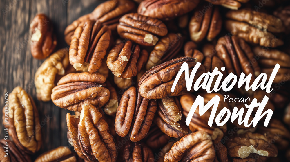 background of pecans, text background of pecans, text