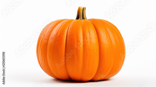 Orange Pumpkin Isolated on White