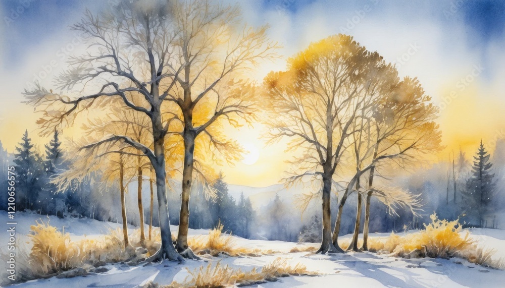 Winter hiking trails offer serene pathways through snow-covered landscapes at dawn, capturing the essence of a peaceful mountain retreat Winter hiking trails offer serene pathways through snow-covered landscapes at dawn, capturing the essence of a peaceful mountain retreat
