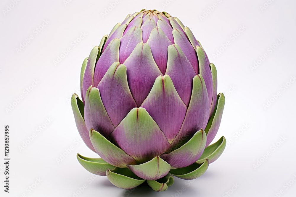 Fototapeta premium Artichoke on White Background