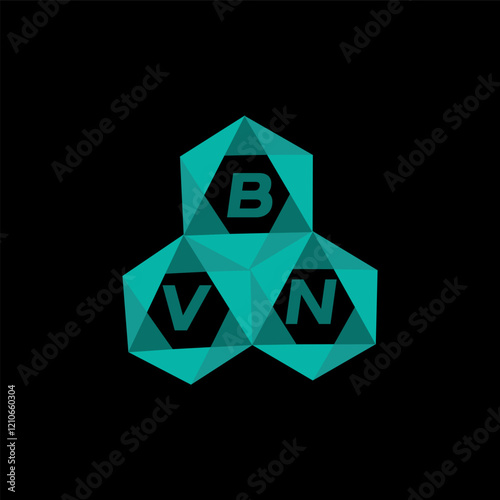BVM creative minimalist letter logo. BVM unique vector initials alphabet letter logo design