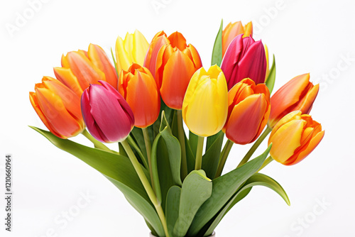 Vibrant Bouquet of Tulips