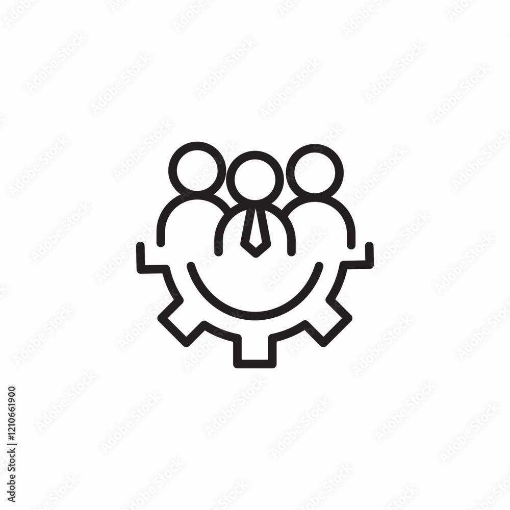 engineering team icon sign vector engineering team icon sign vector
