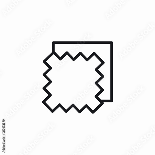 stamp card icon sign vector