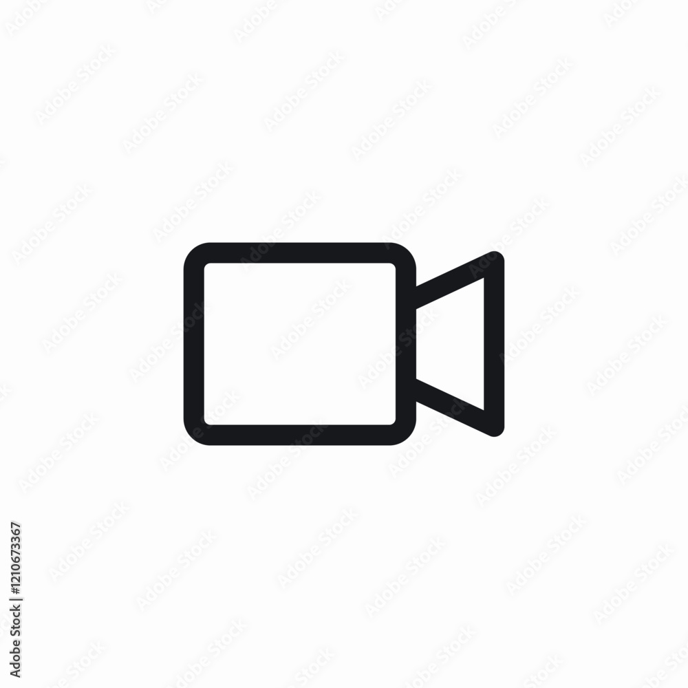 video camera icon sign vector video camera icon sign vector
