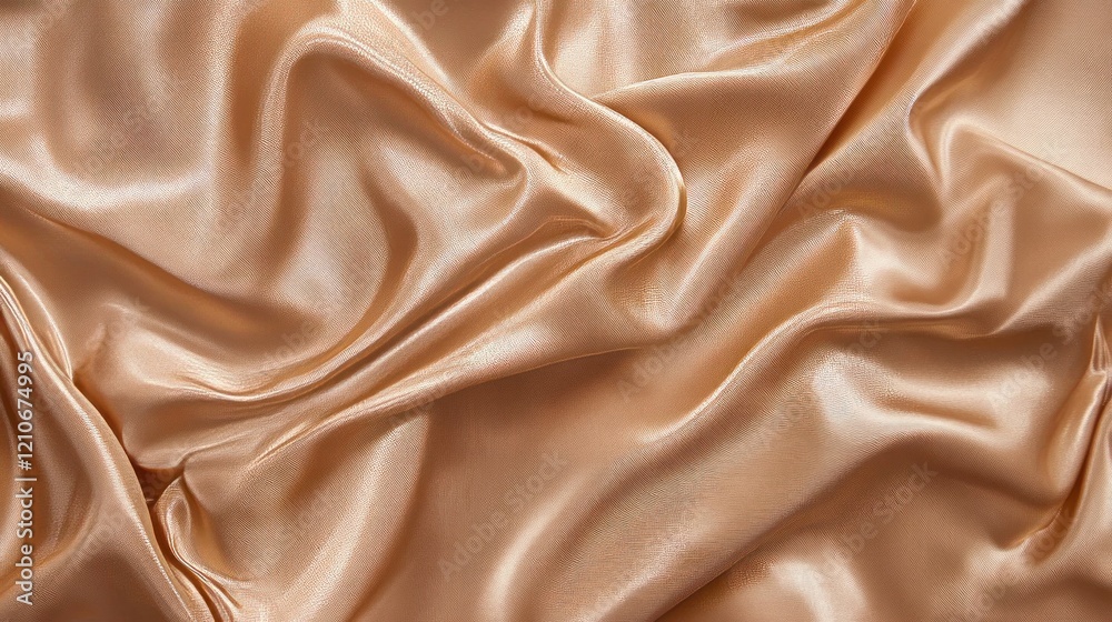 Fototapeta premium Close-up texture of light brown fabric
