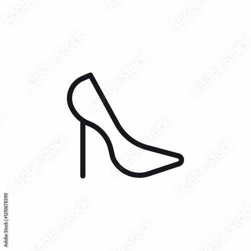 high heels icon sign vector