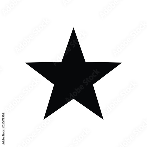 star icon vector sign symbol isolated on white