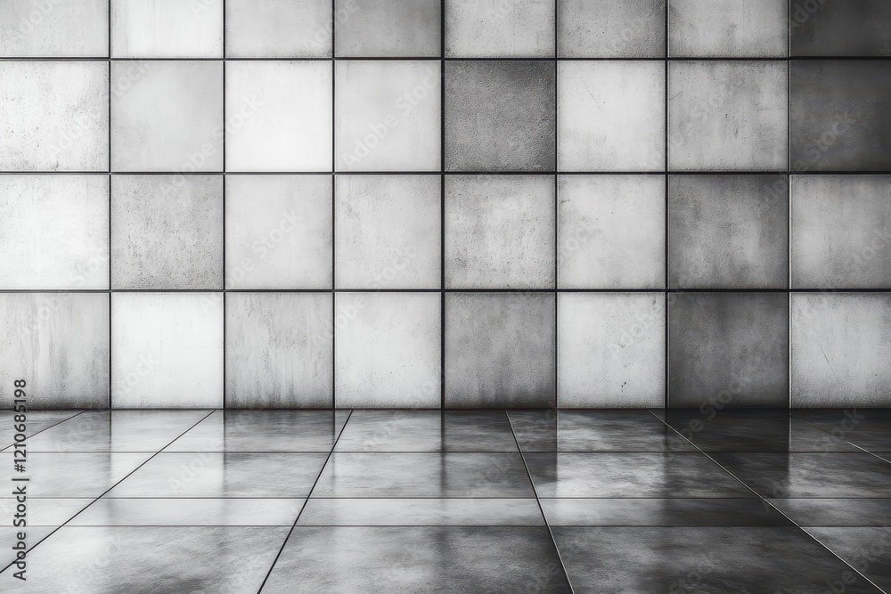 Abstract concrete wall and floor with monochromatic tones. Abstract concrete wall and floor with monochromatic tones.