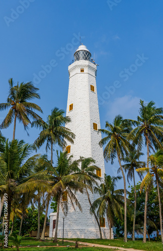 Obraz na płótnie Dondra Lighthouse in Sri Lanka w salonie