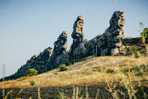 Teufelsmauer im Harz bei Thale, Sehenswürdigkeit im Harz, Natururlaub in Deutschland