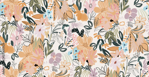 pattern with flowers