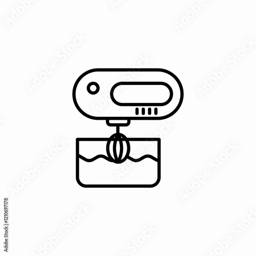 food blending machine icon sign vector