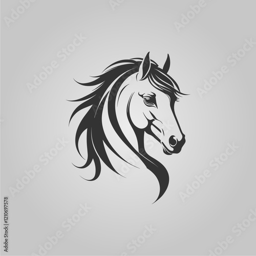 horse head silhouette