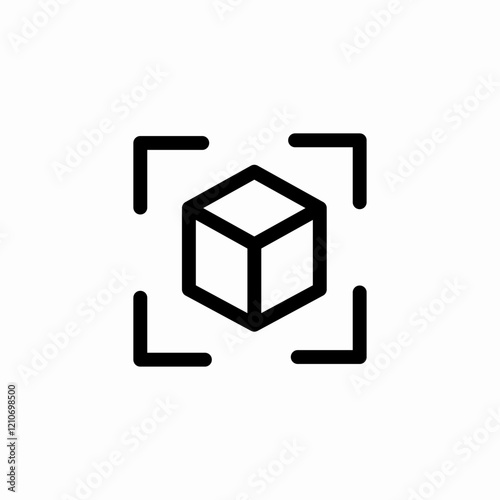 object target icon sign vector