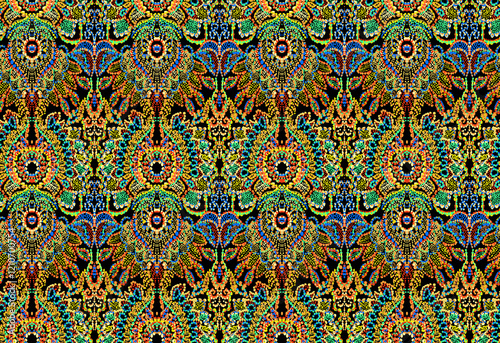seamless pattern with flowers