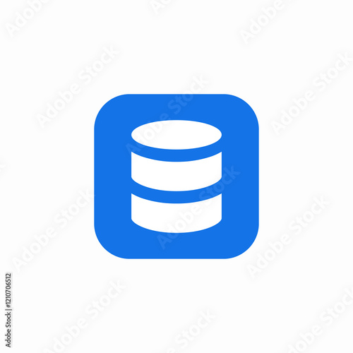 database stack icon sign vector